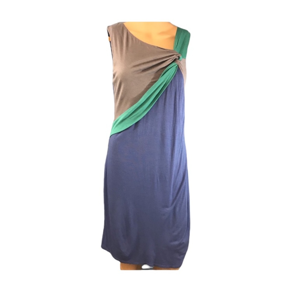 Ella Moss Rayon Knot Crossed Sheath Dress S